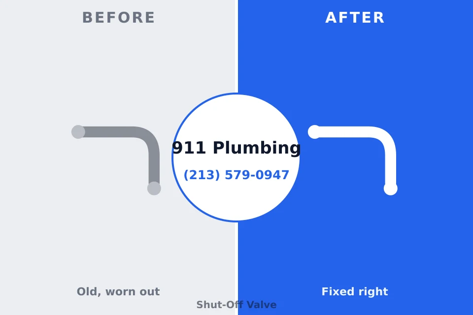 Before and after: plumbing company Somers, WI